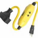 GFCI 2' Long In Line 3 Outlet Adapter